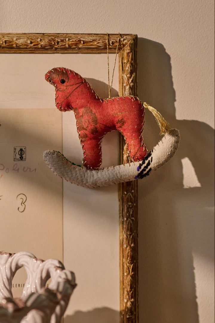 Sissel Edelbo - Rocking Horse Ornament SE 1123 - Rose of Kelpie