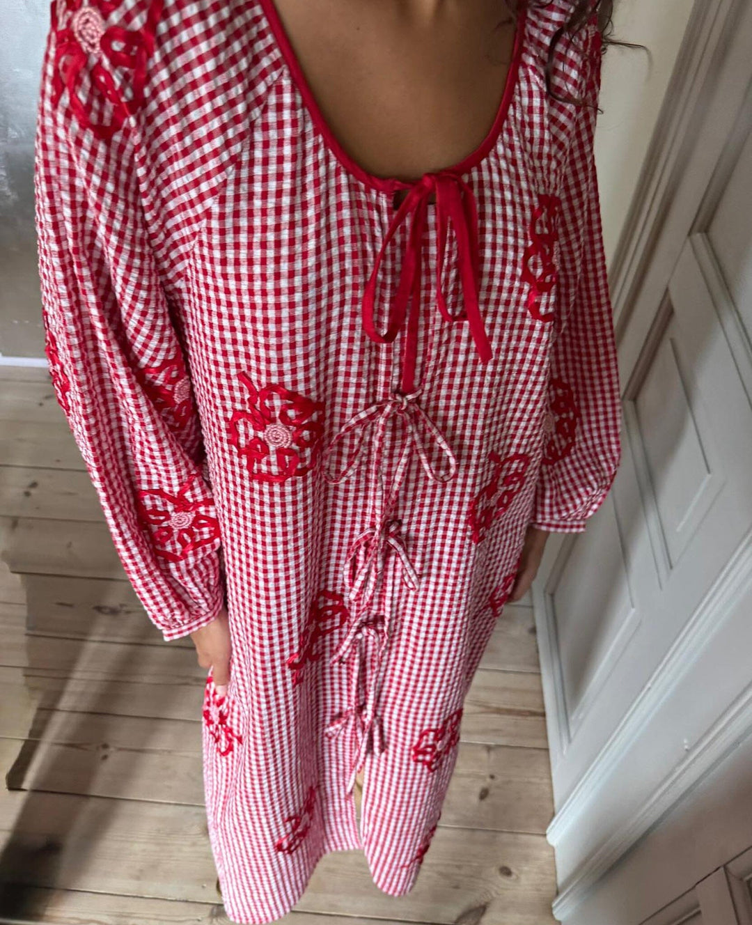 Sissel Edelbo - Sunny Dress SE 1913 - Red Checks Kjoler 