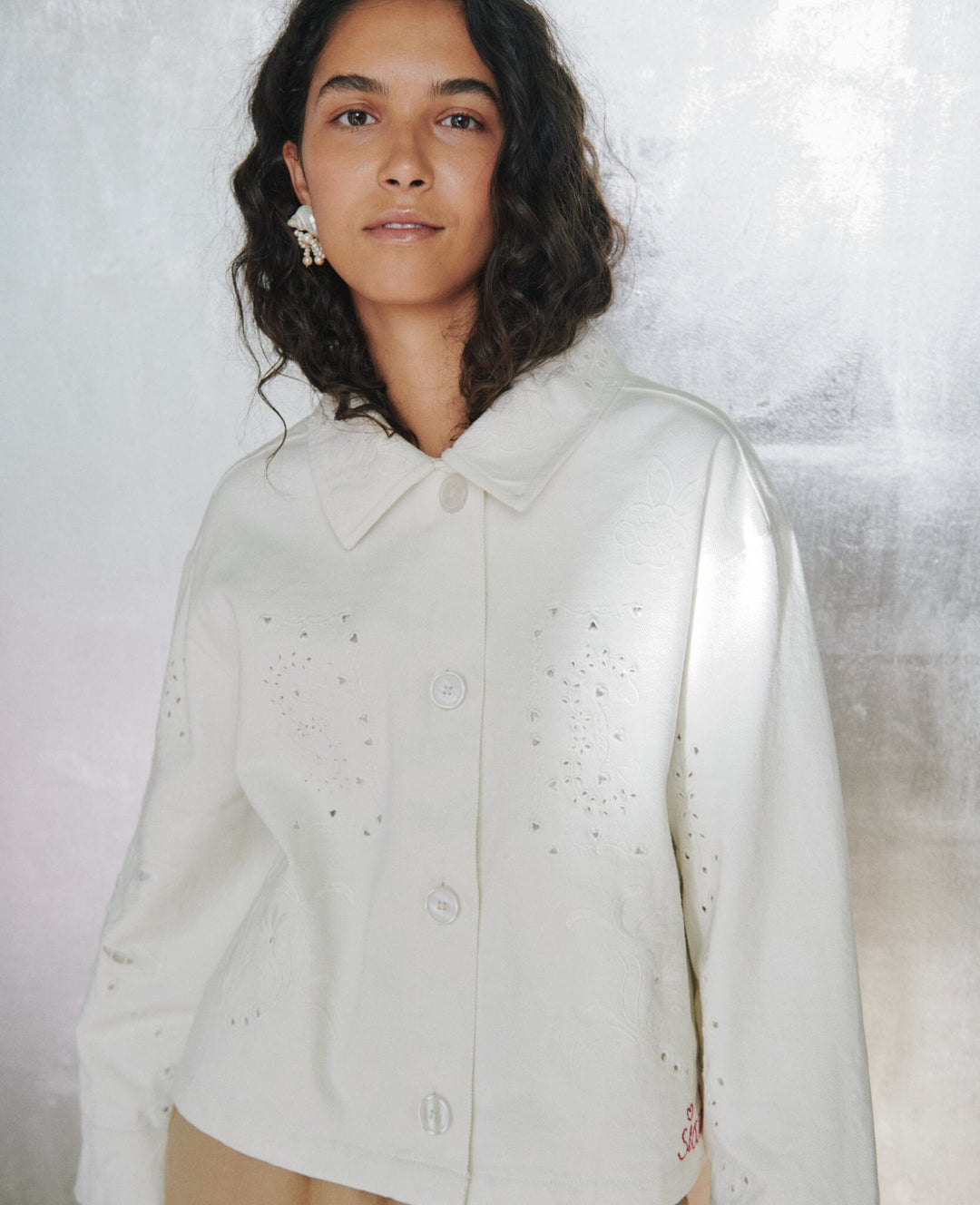 Sissel Edelbo - Vintage Jacket SE 1915 - White Napkin Jakker 