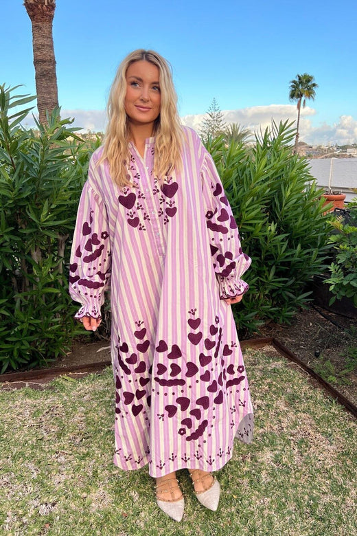 Sissel Edelbo - Elisabeth Dress SE 2076 - Plum Heart Kjoler 