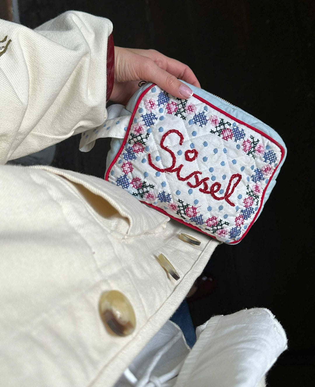 Sissel Edelbo - Yara Cosmetic Bag SE 2002 - Baby Blue Toilettasker 