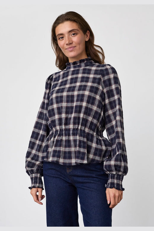 Sisters Point - Ecava-Top 20503 - 842 - Navy Check