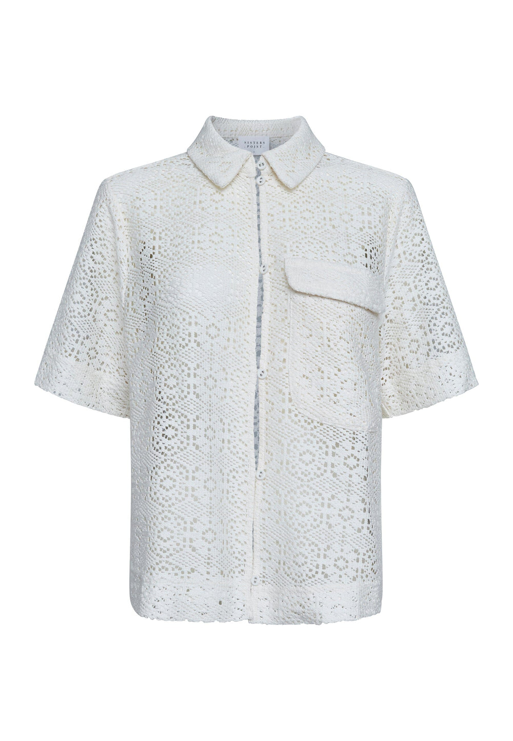 Sisters Point - Elsia-Sh.Ss 18972 - 115 - Cream Skjorter 
