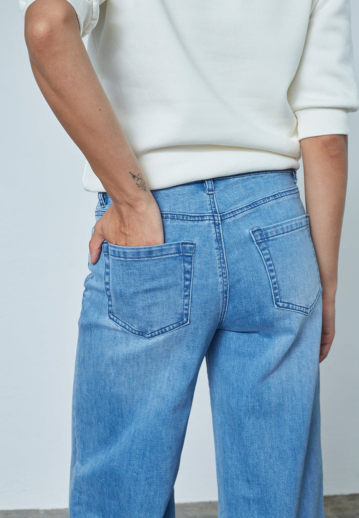 Sisters Point - Feja-Je 19063 - 900 - L. Blue Wash Jeans 