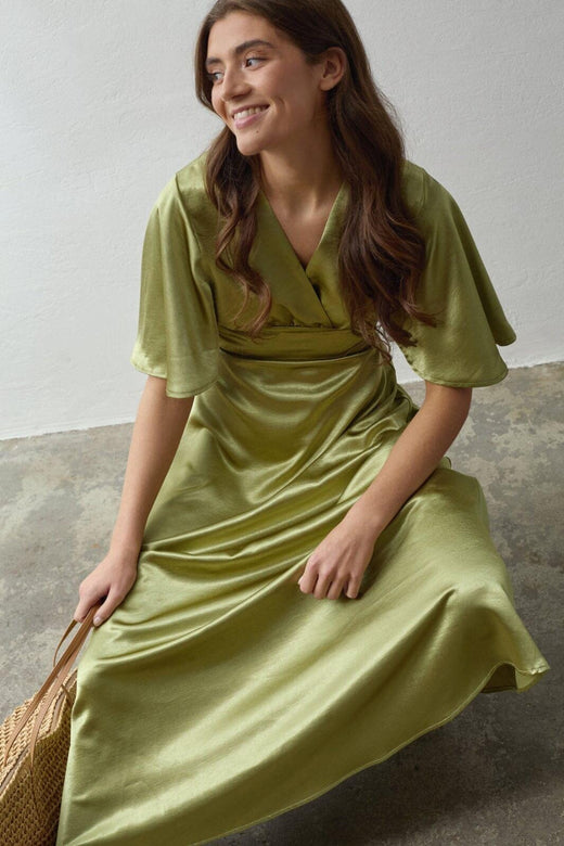Sisters Point - Gisela-Dr16 19165 - 330 - Lime Green Kjoler 