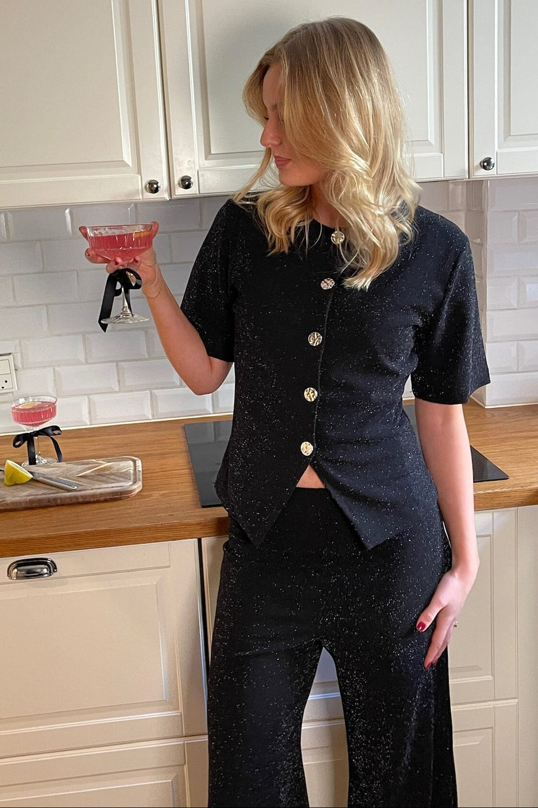 Sisters Point - Gova-Top1 19377 - 001 - Black/Silver Veste 