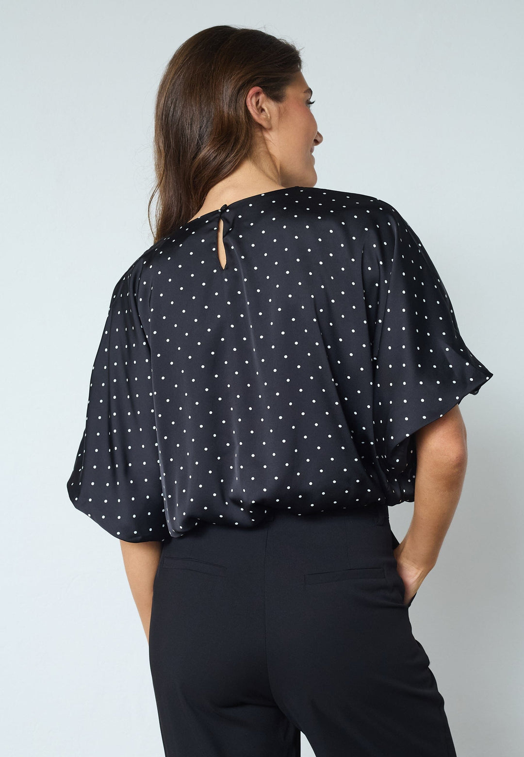 Sisters Point - Gufo-Top3 19606 - 001 - Black/Dot Skjorter 