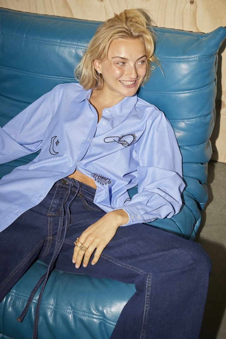 Sisters Point - Ibisa-Sh 18502 - 834 - Stripe/Red Skjorter 