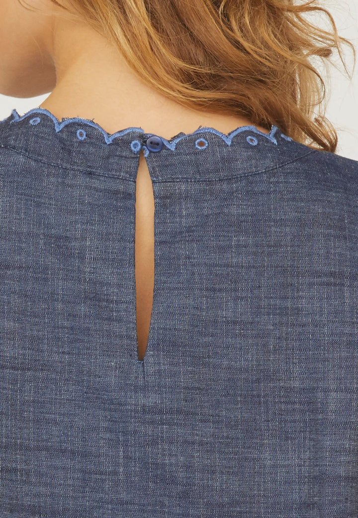 Sisters Point - Isema-Ss - 900 Denim Bluser 