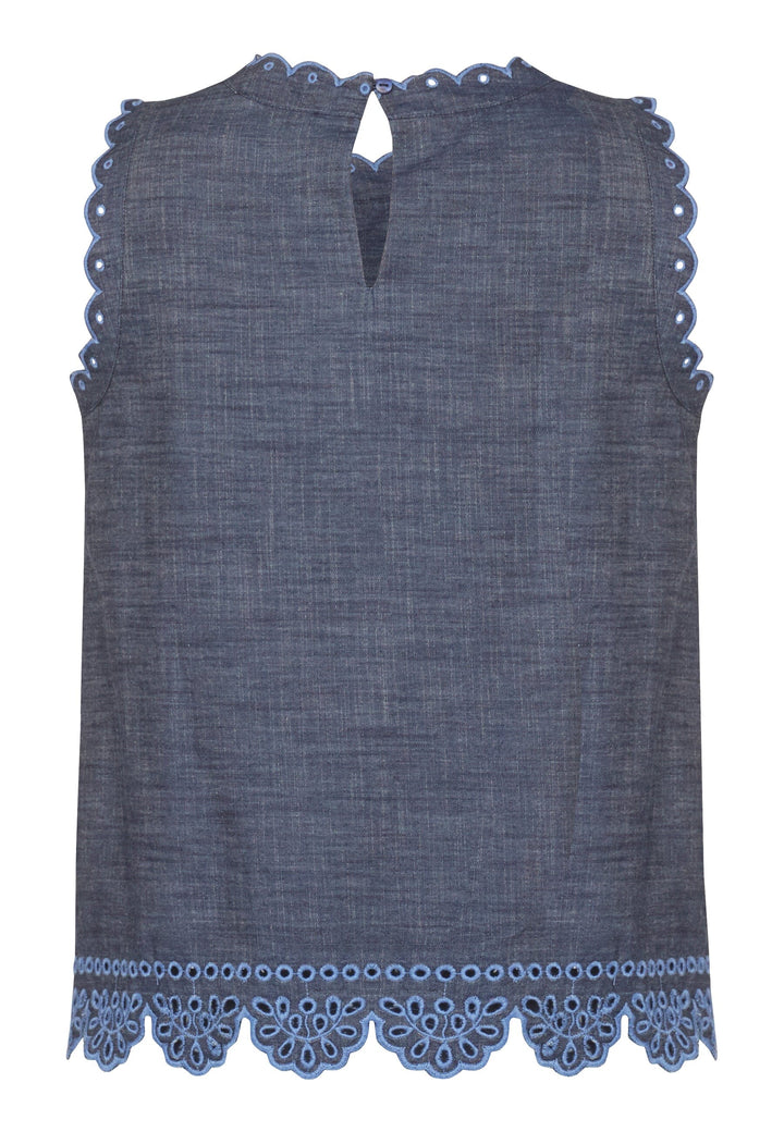 Sisters Point - Isema-Ss - 900 Denim Bluser 