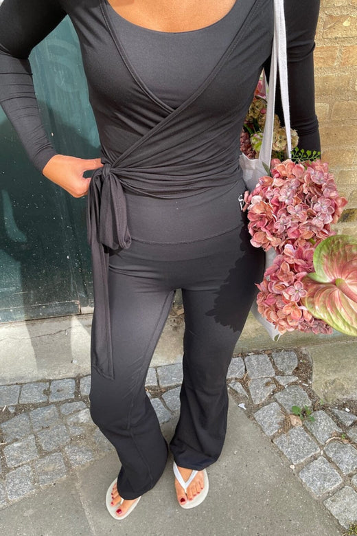 Sisters Point - Lay-Pa 19285 - 000 - Black Bukser 