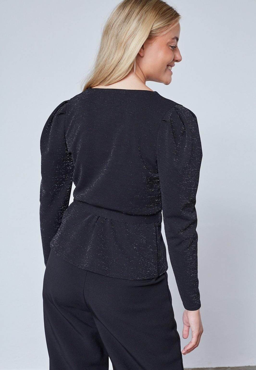 Sisters Point - Nasa-Ls1 - 002 Black/Silver Bluser 