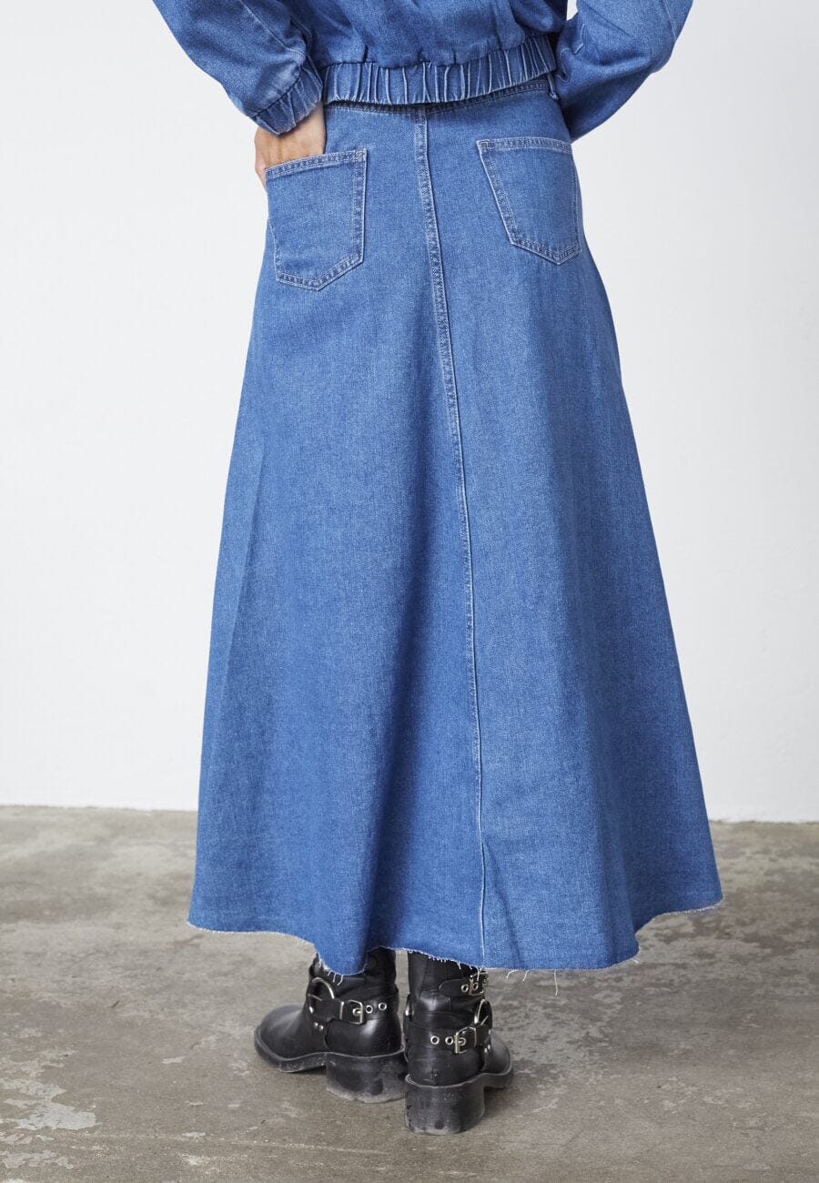 Sisters Point - Osla-Sk1 19242 - 920 - Mid Blue Nederdele 