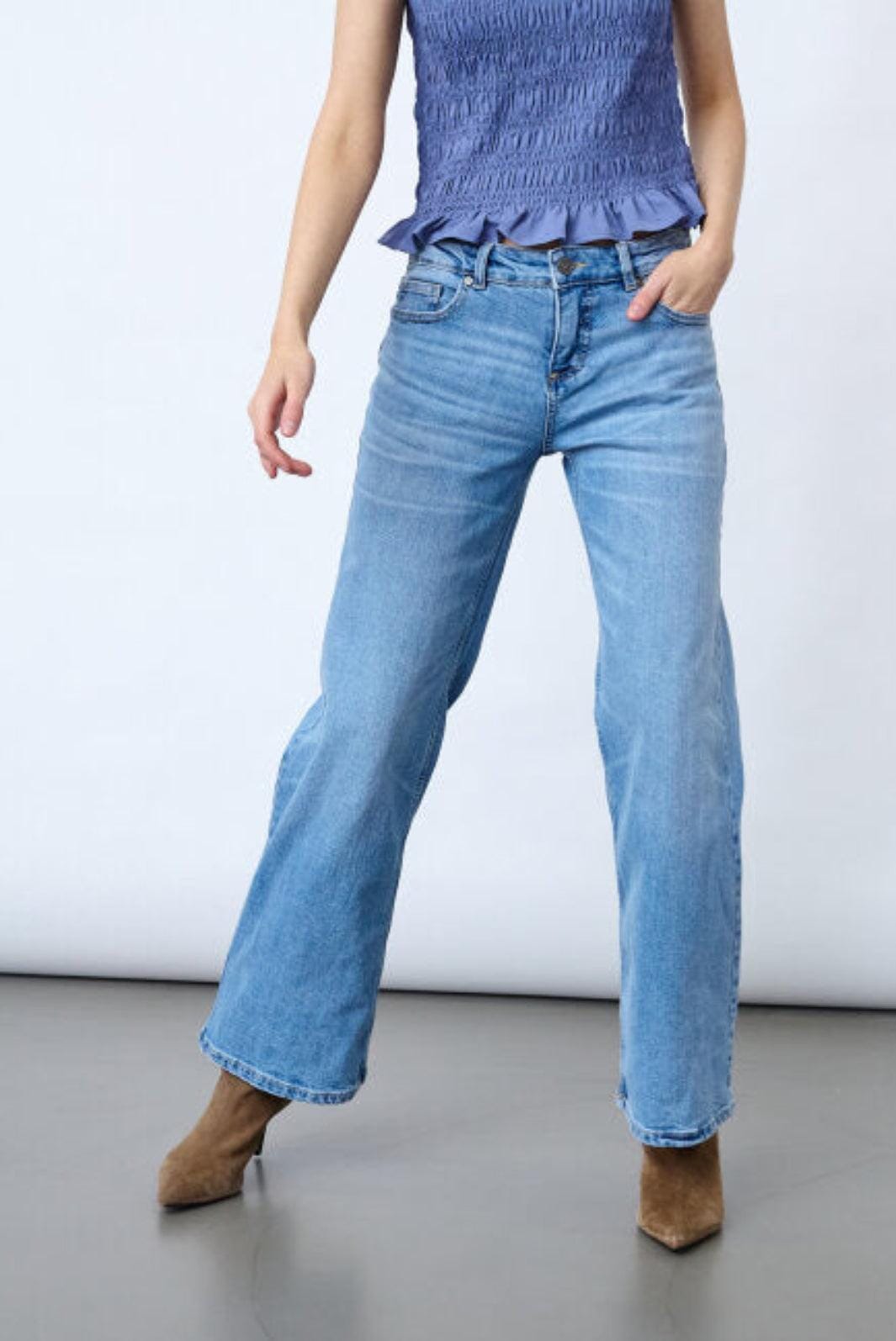 Sisters Point - Owi-Mid.W 19245 - 920 - Mid Blue Jeans 