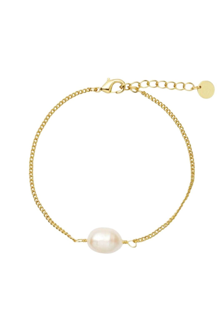 Sorelle Jewellery - Pearly Bracelet S308 - Forgyldt Armbånd 