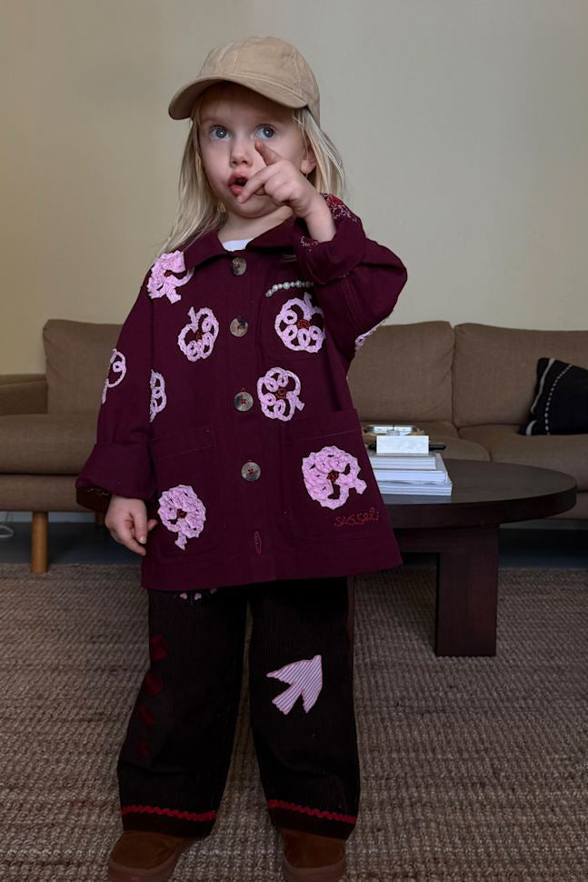 Sissel Edelbo - Bea Mini Jacket Se 2059 - Burgundy