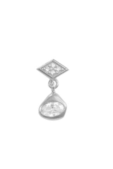 Stine A - Miss Queen Earring With Harlekin Silver 1430-00s Øreringe 