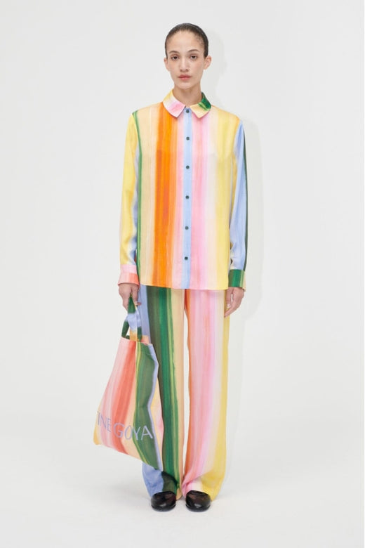Stine Goya - 2263 Dry Viscose, Long Sleeve Shirtsg-pf25-s022-2263 - Rainbow Hue