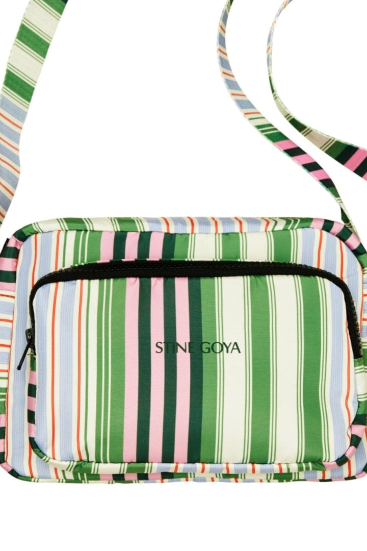 Stine Goya - 2286 Nylon Crossbody, Crossbody Bagsg-pf25-b001-2286 - Forest Stripe