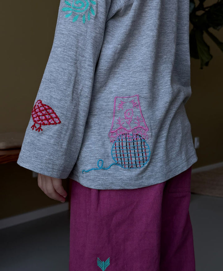Sissel Edelbo - Billie Mini Top Se 2054 - Grey MéLange