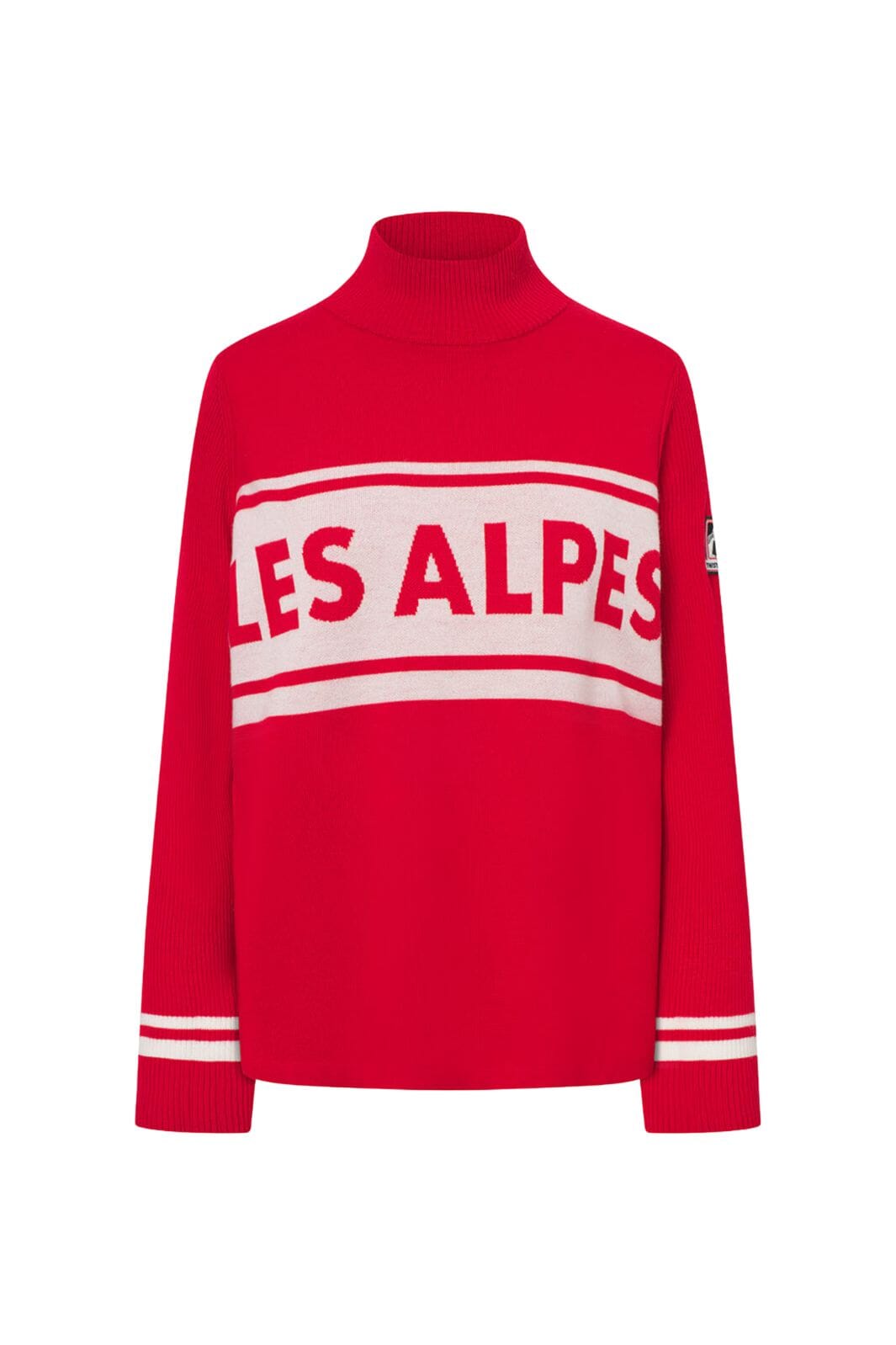 Twist & Tango - Les Alpes Knitted Sweater 865435 - Red Strikbluser 