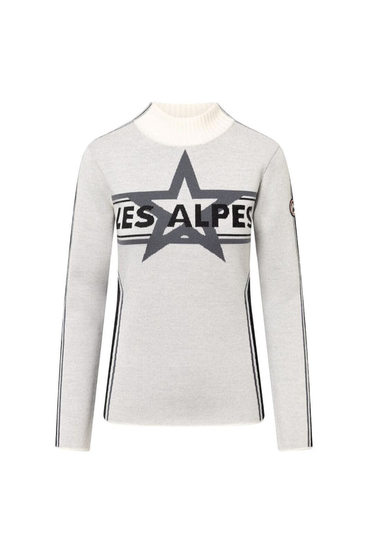 Twist & Tango - Les Alpes Star Sweater 907202 - Snow White Sweatshirts 