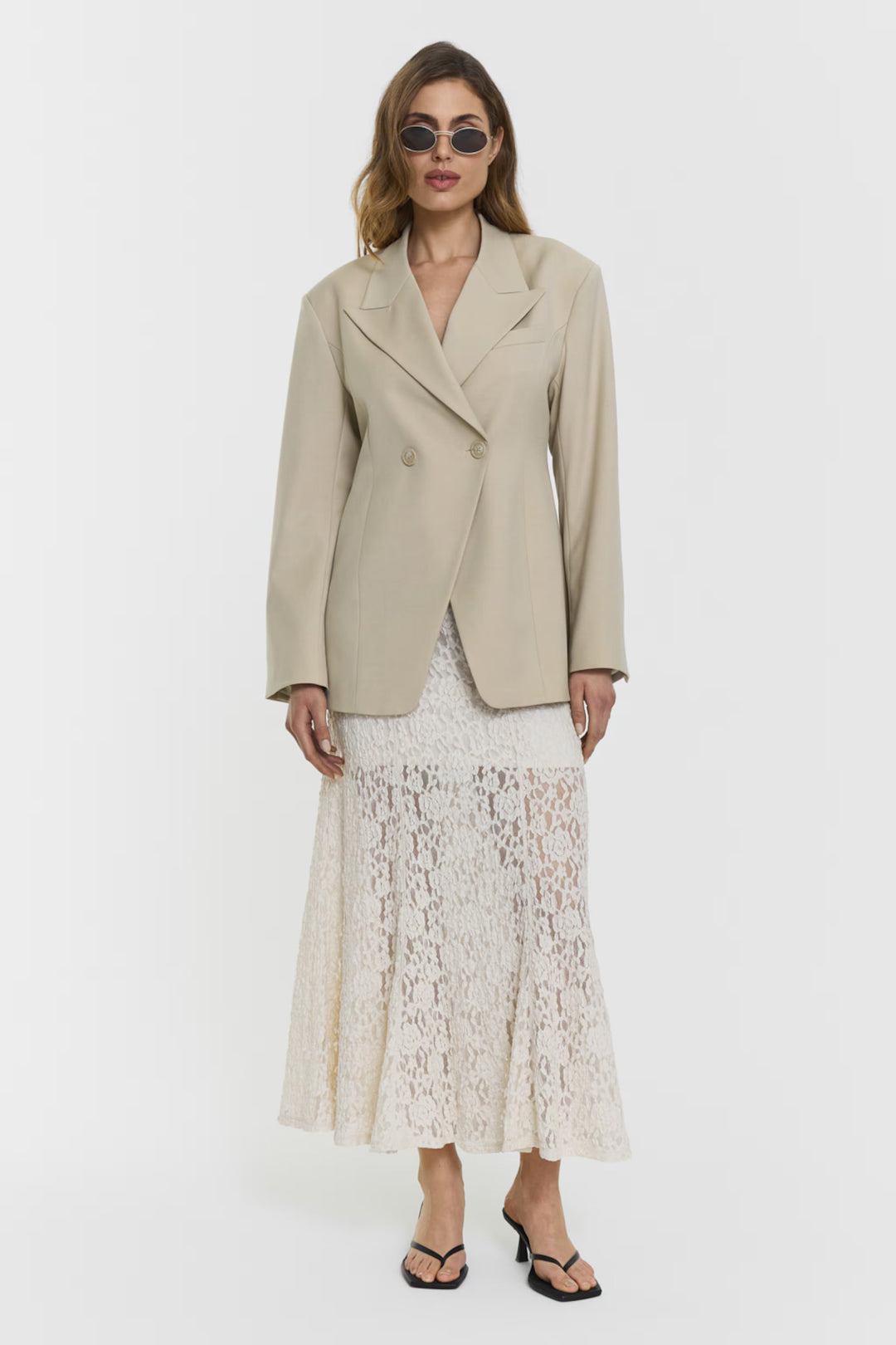 Twist & Tango - Ttakasha Lace Skirt - Ivory Nederdele 