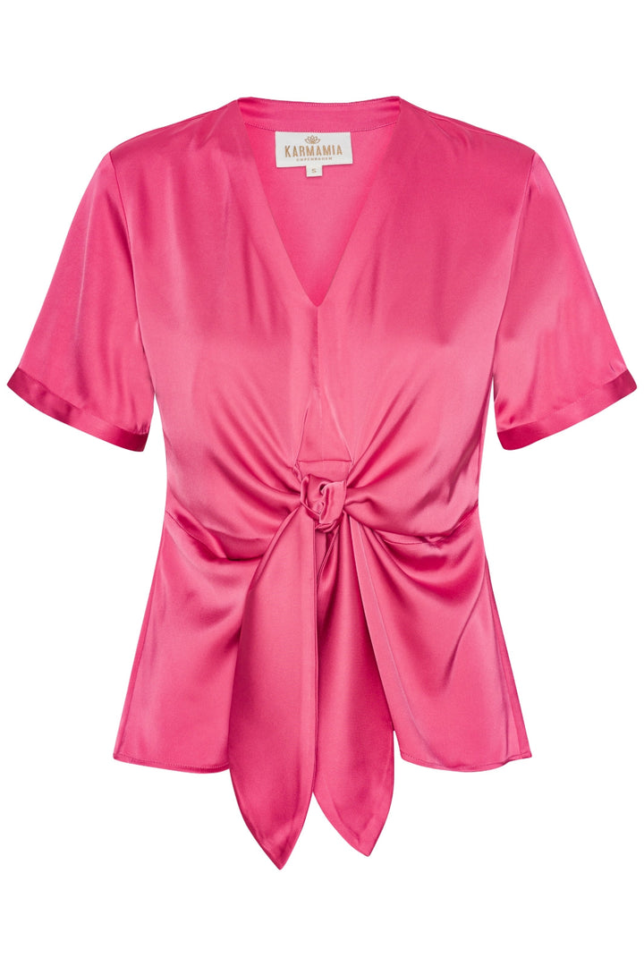 Karmamia - Blair Blouse (Short) 2182 - Semi Rich Bright Pink