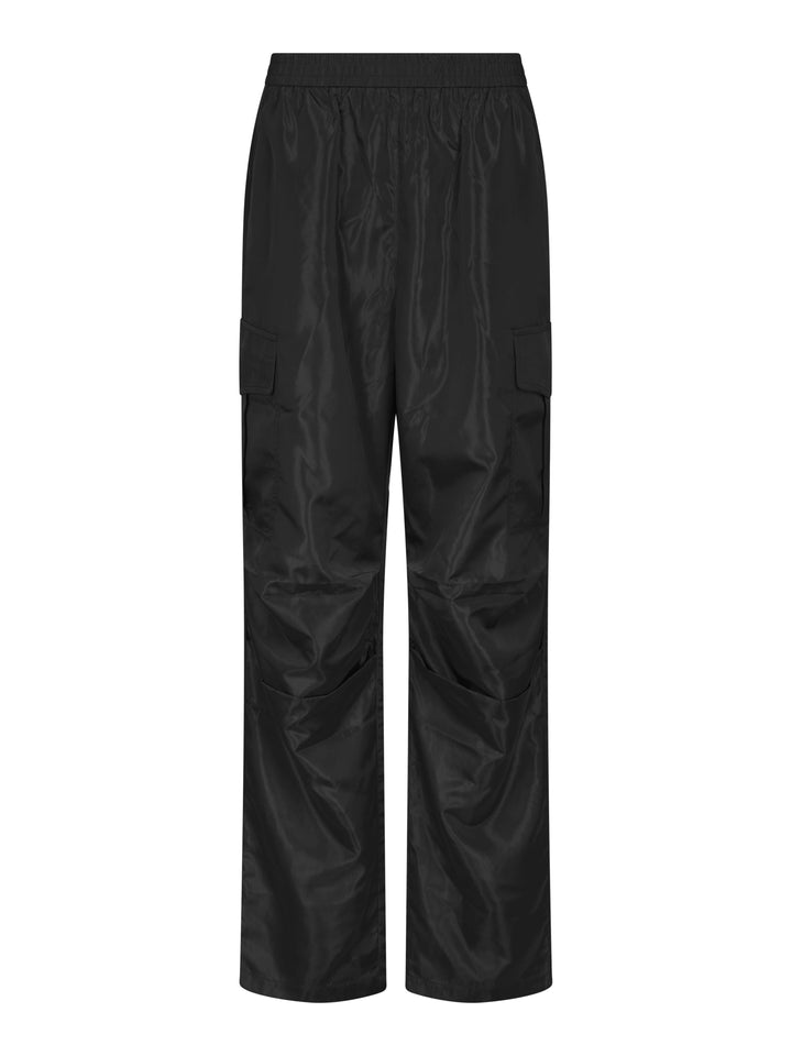 Valentin Studio - Shine Cargo Pants 167593 - 100 - Black Bukser 
