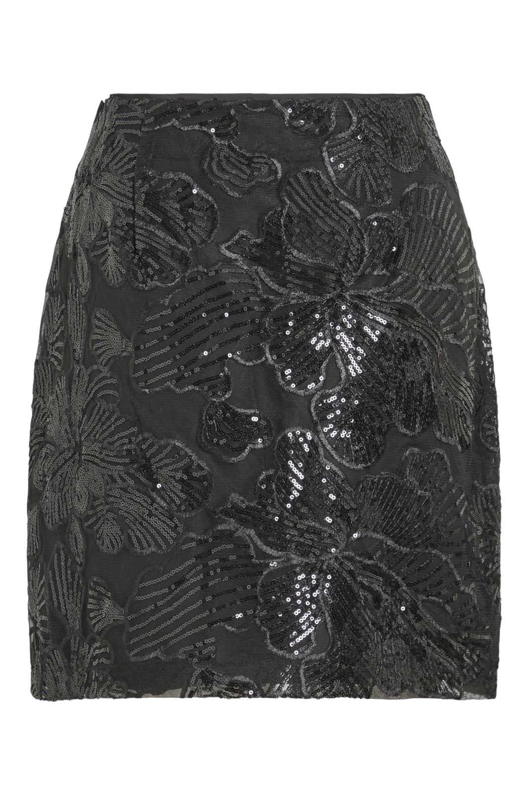 Vila - Cey Tailored Skirt - 4868565 Black Beauty