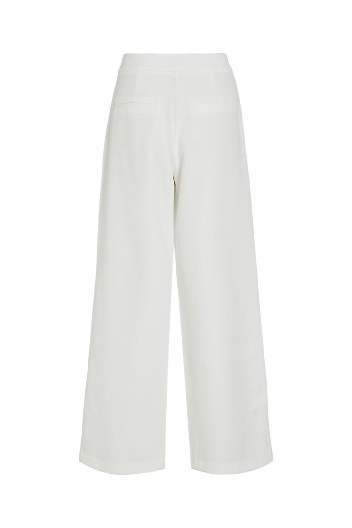 Vila - Vigery Winnie Wide Pants/Dc - 4950361 Cloud Dancer Bukser 
