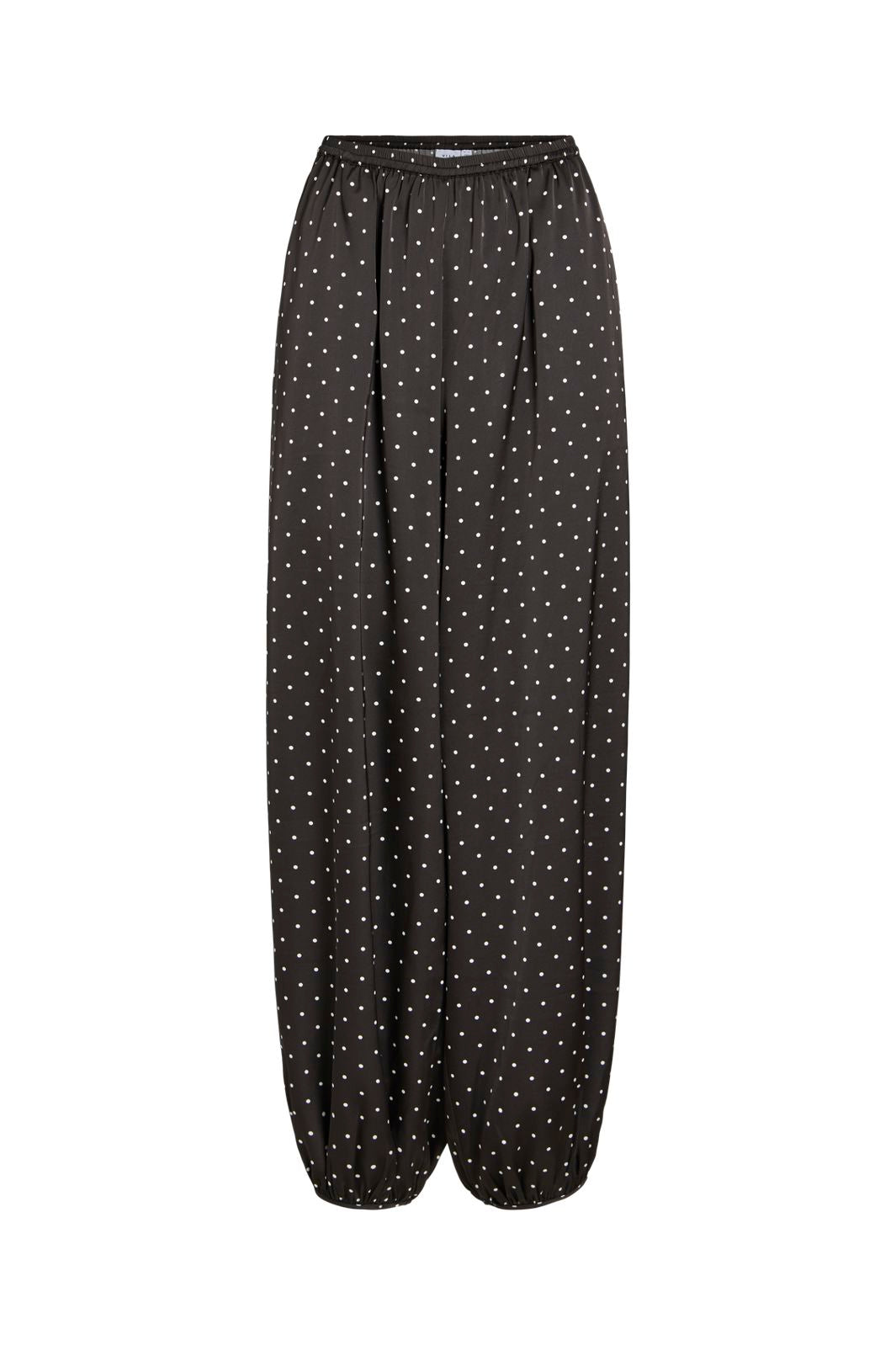 Vila - Visia Dot Balloon Pant - 5165184 Black White Dots