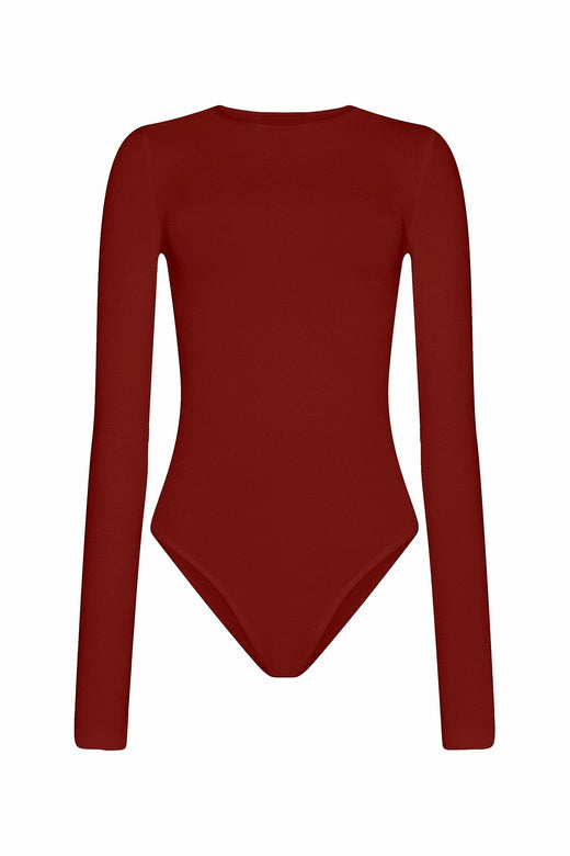 Wolford - Berlin Body 75087 - 3265 Bordeaux Bodystockings 
