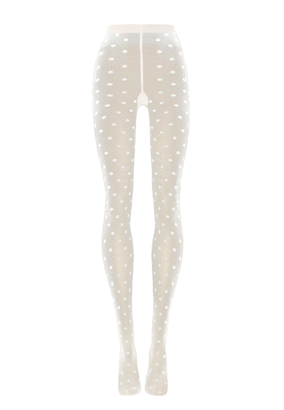 Wolford - Daisy Tights 17667 - 9383 White/white Strømpebukser 