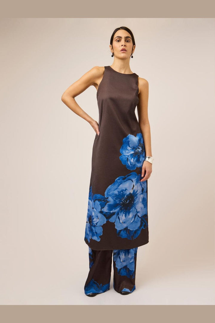 YAS - Yasarlene Pant - 5121526 Chocolate Brown Arlene Aop