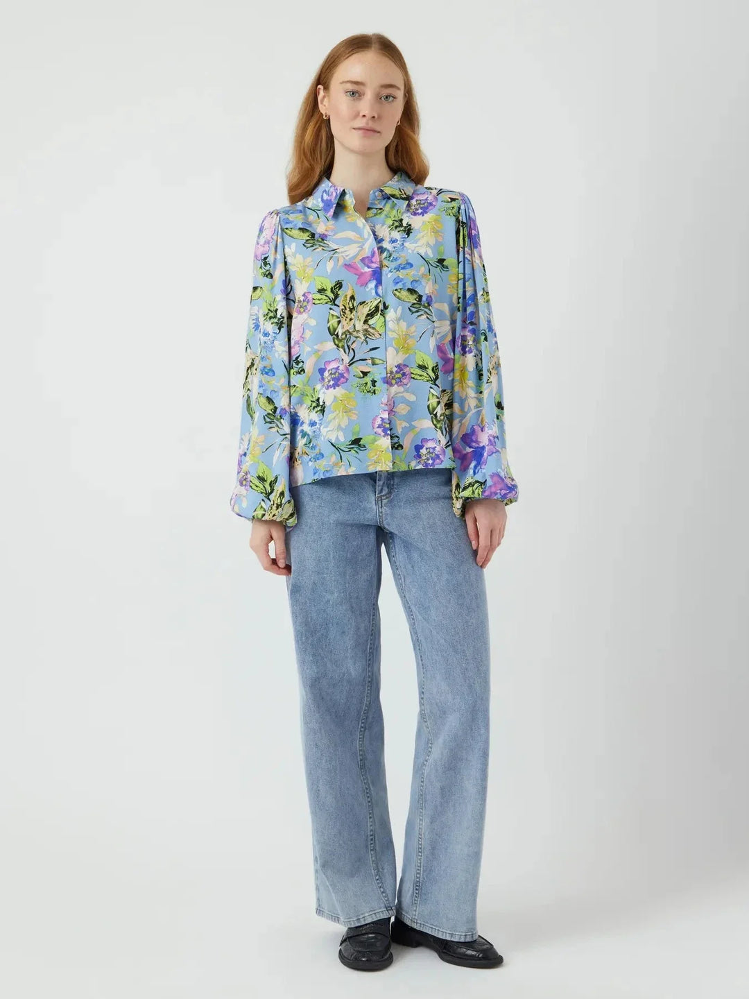 YAS - Yasasina Ls Shirt - 4658667 Clear Sky Alicca Skjorter 