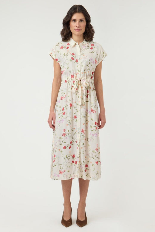 YAS - Yasasina Midi Belt Dress - 4970865 Pristine Botalia