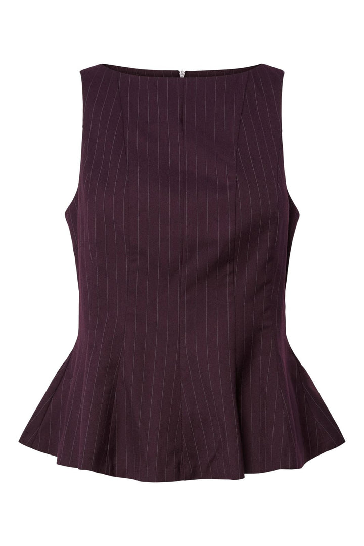 Y.A.S - Yasburla Sl Top - 4894401 Port Royale W. Pinstripe