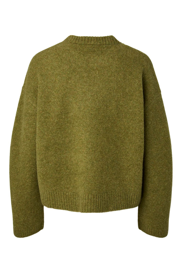 YAS - Yascardi Ls Knit Pullover - 5101614 Cardamom Seed