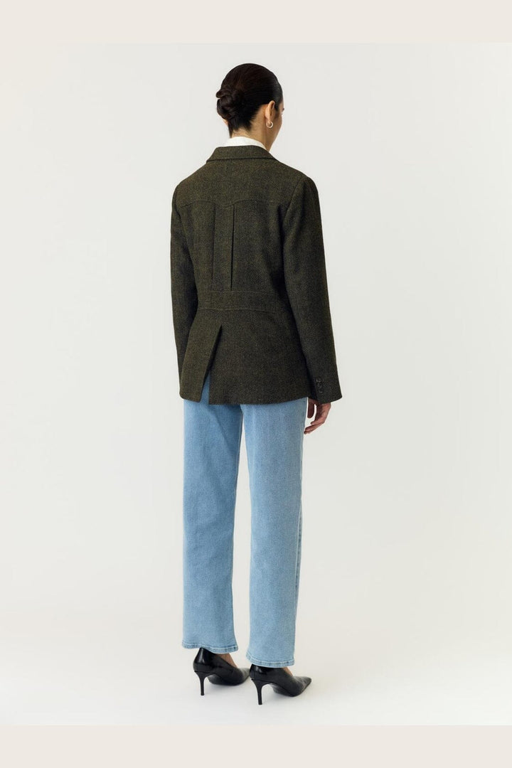 YAS - Yascarolyn Ls Blazer Jacket - 5224036 Dark Olive