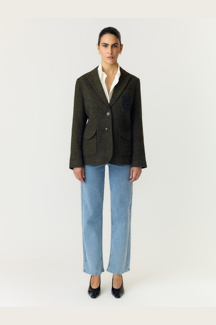YAS - Yascarolyn Ls Blazer Jacket - 5224036 Dark Olive