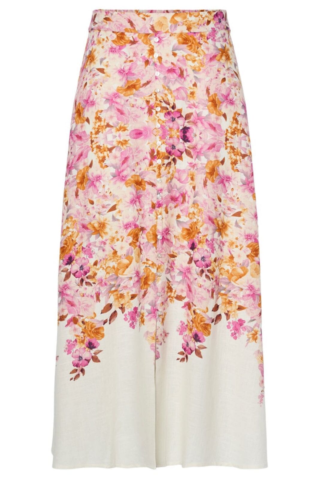 Y.A.S - Yascleo Long Skirt - 4863895 Birch Cleo Print Nederdele 