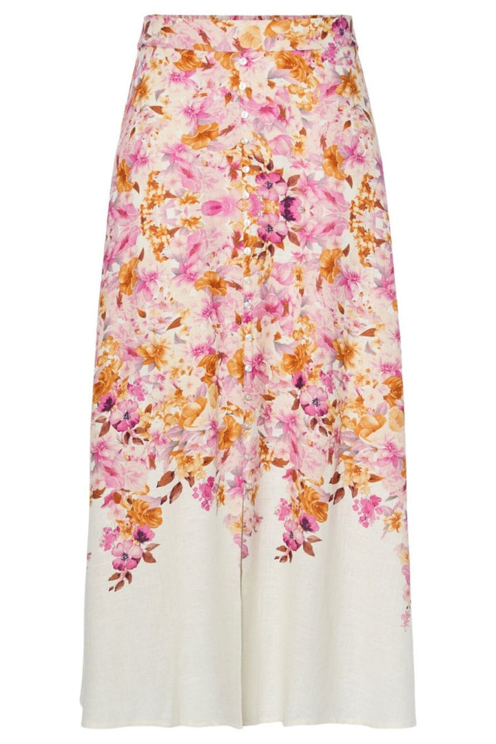 Y.A.S - Yascleo Long Skirt - 4863895 Birch Cleo Print Nederdele 