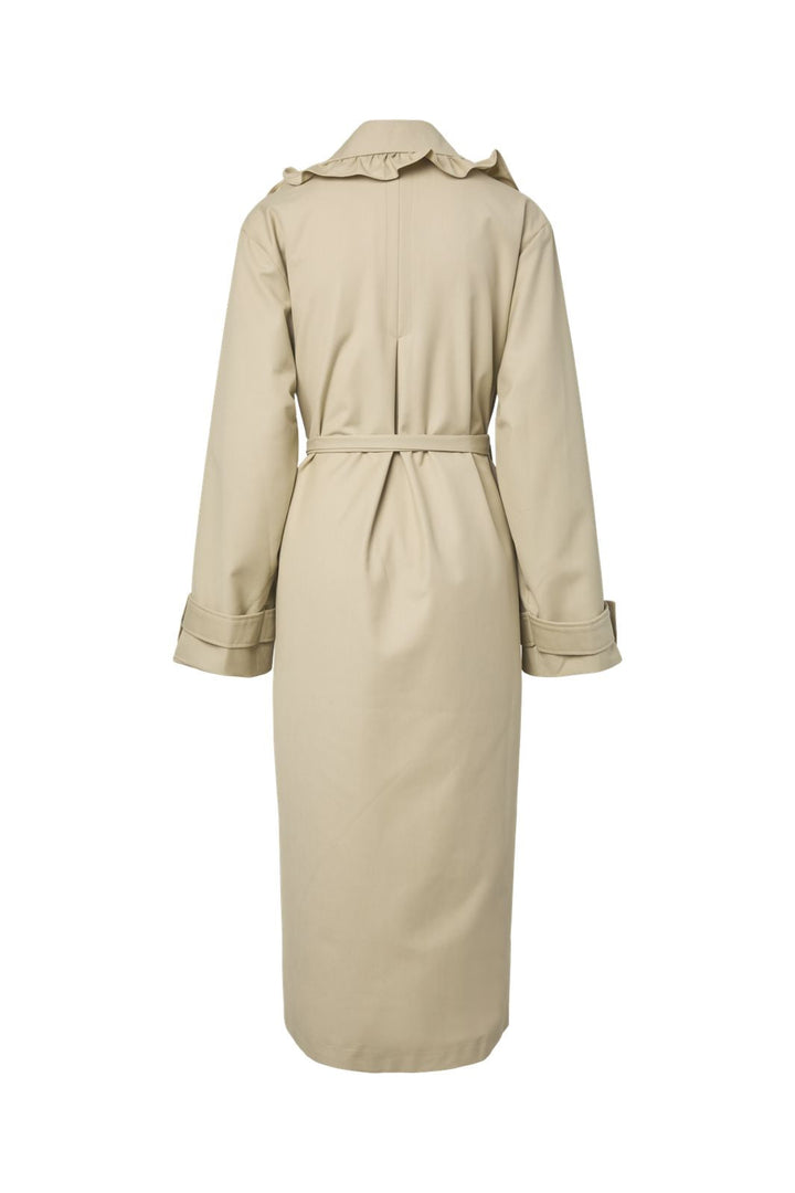 YAS - Yaselsana Ls Long Trenchcoat - 5104375 Travertine