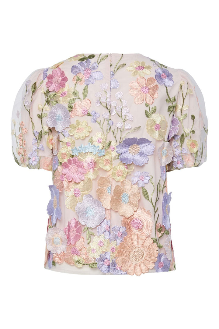 Forhåndsbestilling - Y.A.S - Yasflowering Ss Top - 4886953 Lavendula Pastel Flowers