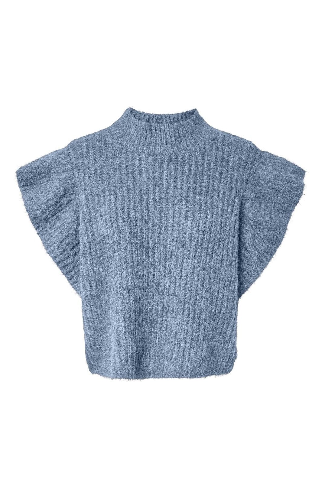 YAS - Yasflura Sl Knit Vest - 5191356 Soft Chambray