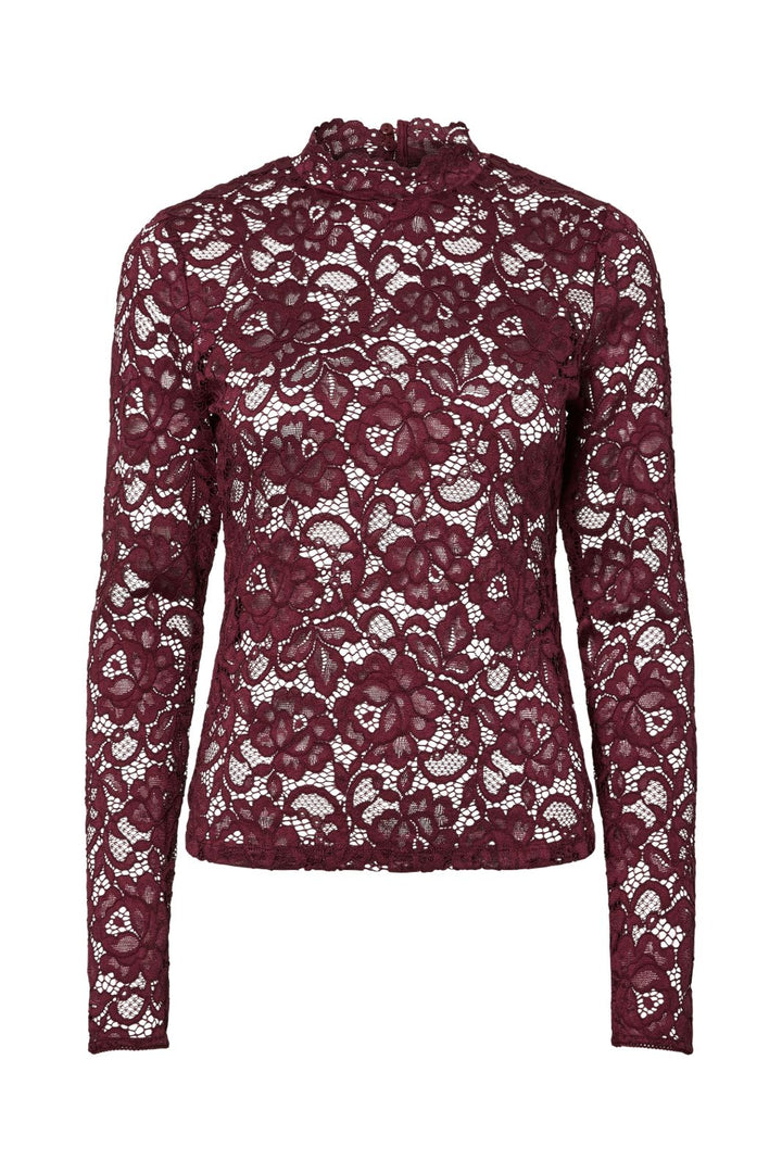Y.A.S - Yaslacey Ls Lace Top - 4961139 Port Royale