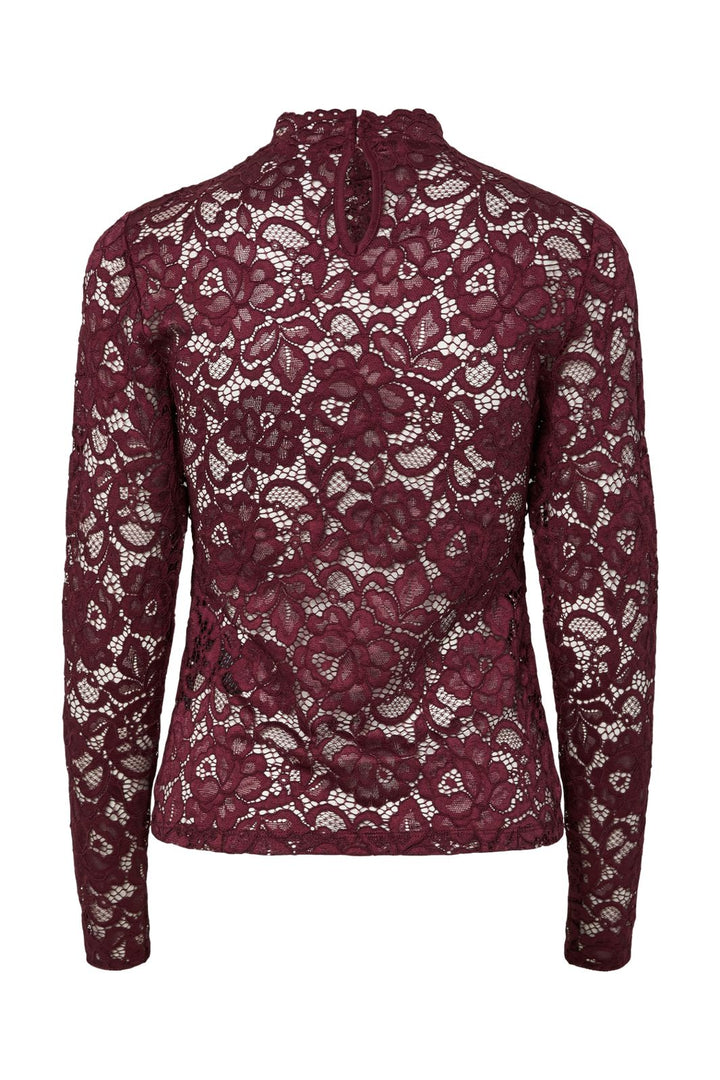 Y.A.S - Yaslacey Ls Lace Top - 4961139 Port Royale