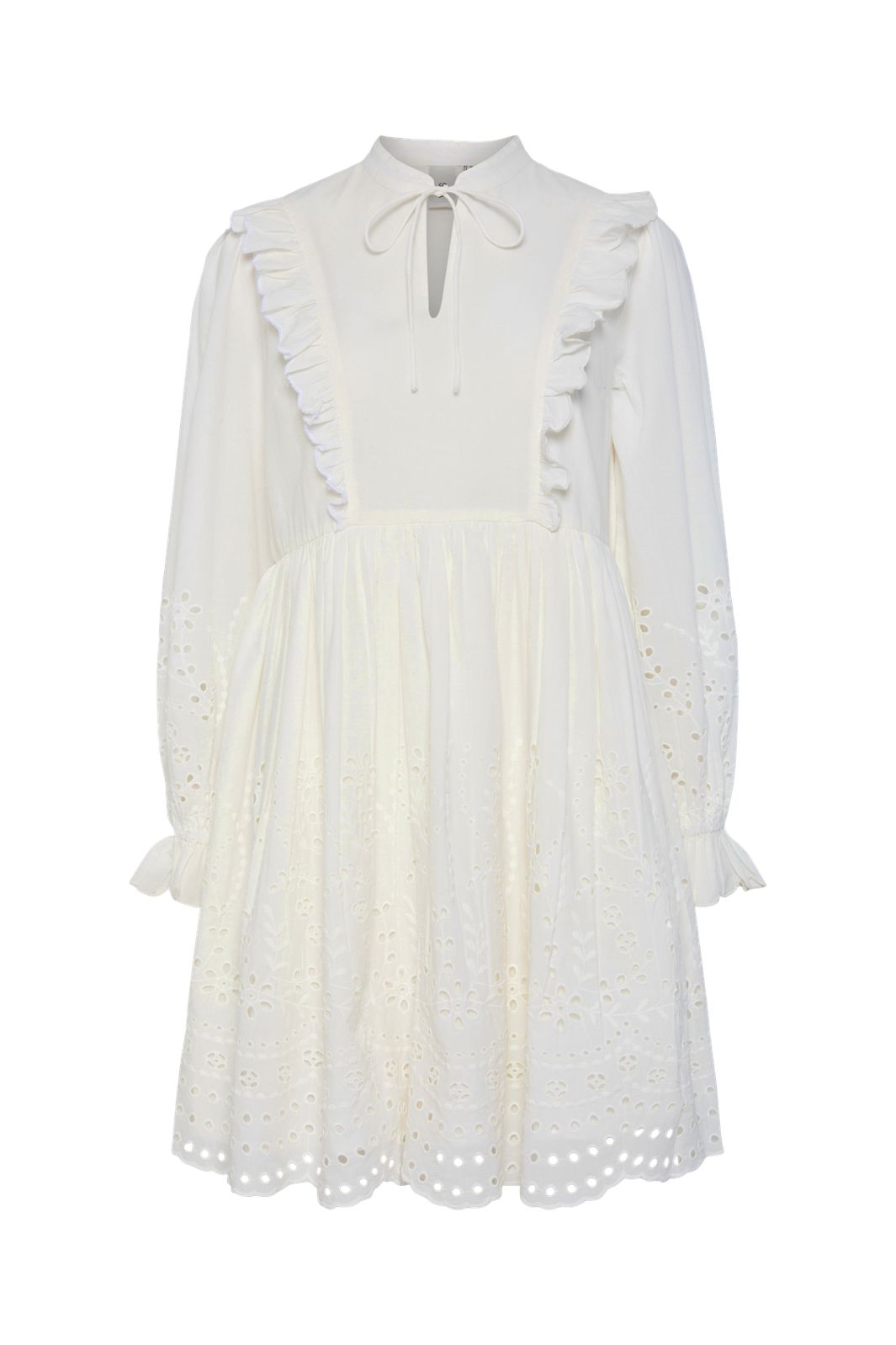YAS - Yasluma Ls Dress - 4659224 Star White