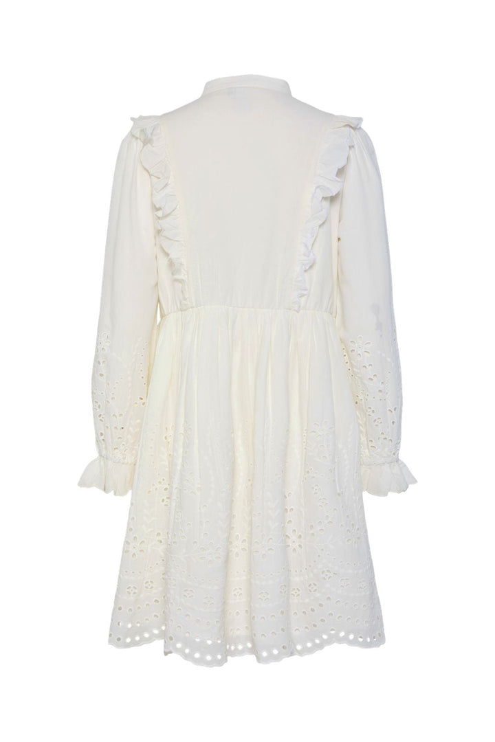 YAS - Yasluma Ls Dress - 4659224 Star White